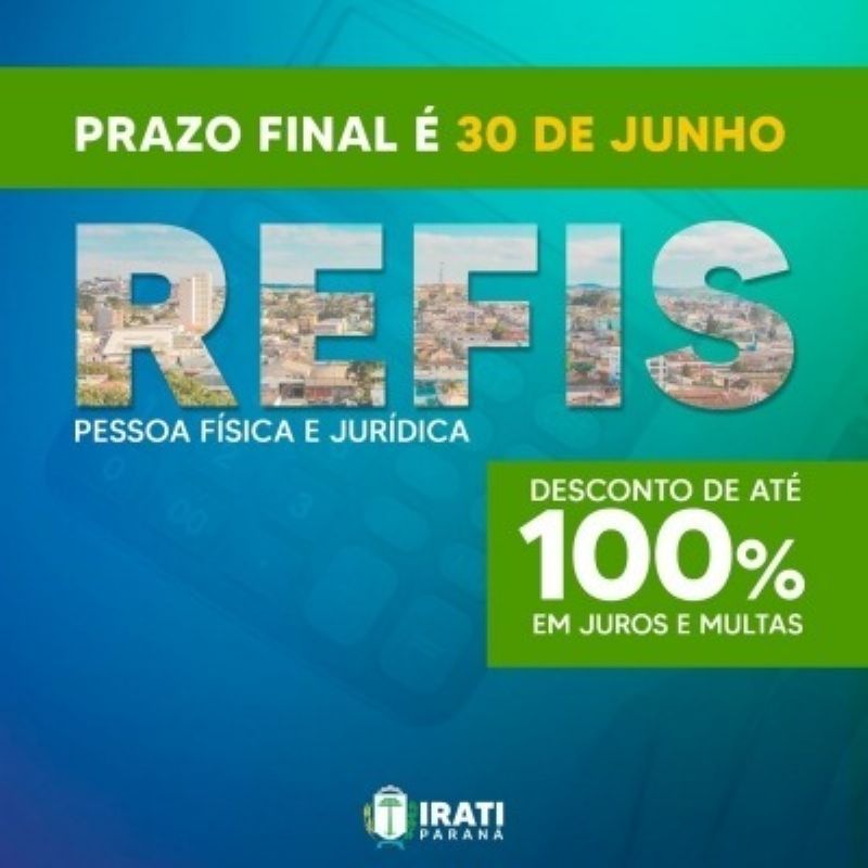 Prazo Para REFIS 2023 Encerra No Dia 30 De Junho Hoje Centro Sul