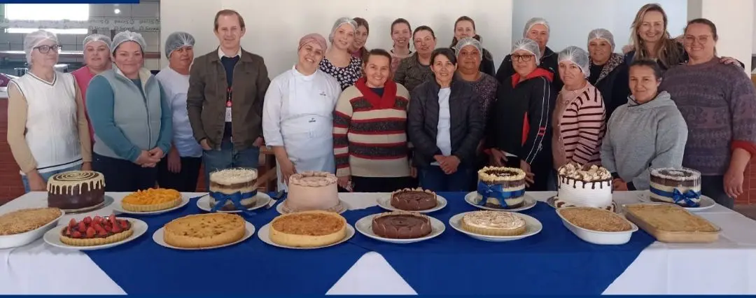 Curso de Bolos e Tortas é finalizado em Assungui, Fernandes Pinheiro