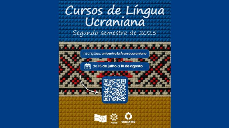 Cursos de Língua Ucraniana estão com inscrições abertas
