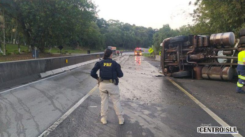 PRF registra aumento de mortes em acidentes com caminhões no Paraná