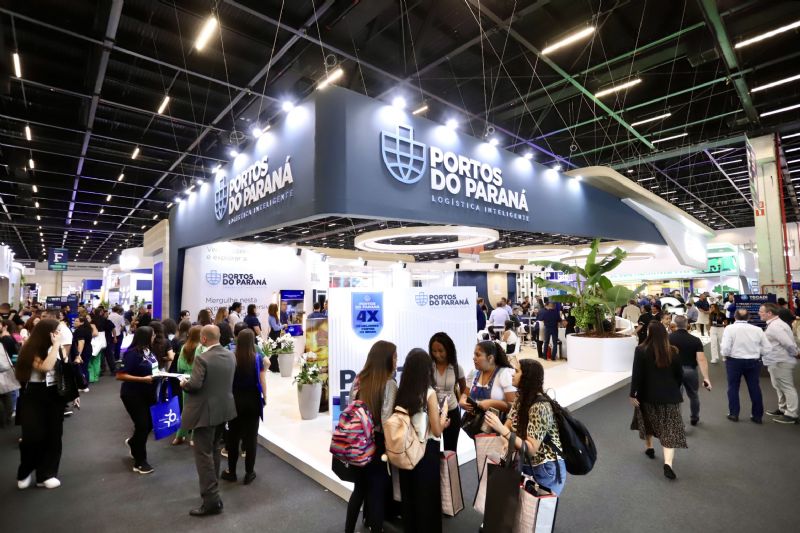 Portos do Paraná leva tecnologia e reúne parceiros no estande da Intermodal 2025
