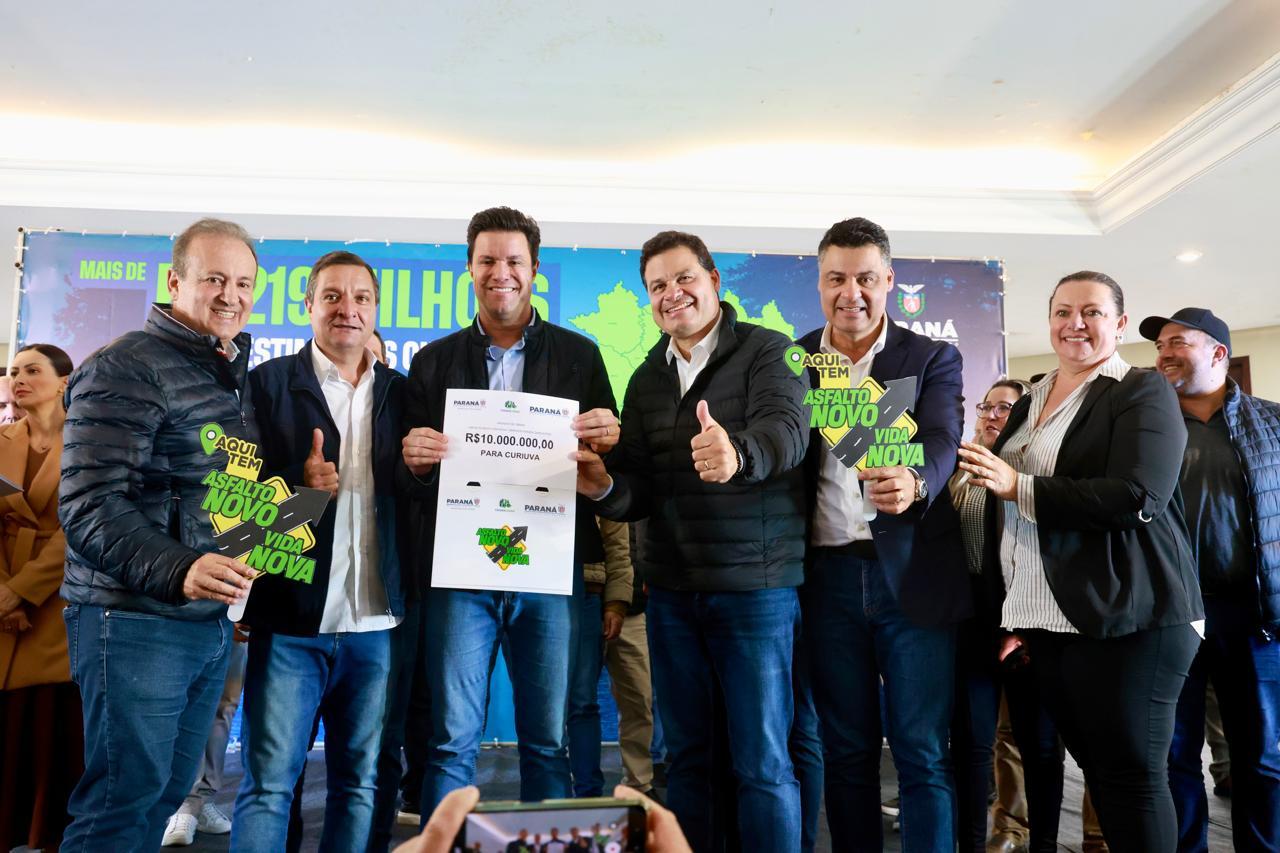 Governo do Estado autoriza investimentos de R$ 219 milhões para cidades dos Campos Gerais