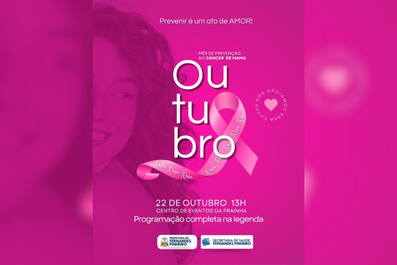 Tarde voltada à saúde da mulher marcou o Outubro Rosa em Fernandes Pinheiro