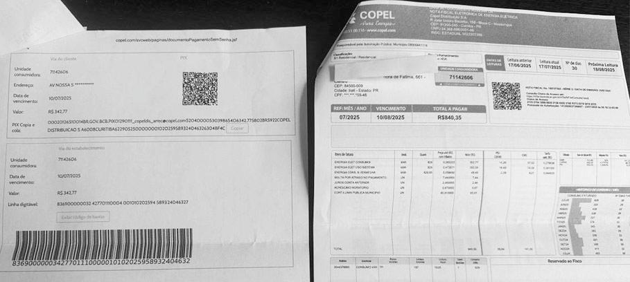 Troca de medidores da Copel gera reclamações quanto ao aumento do valor da fatura