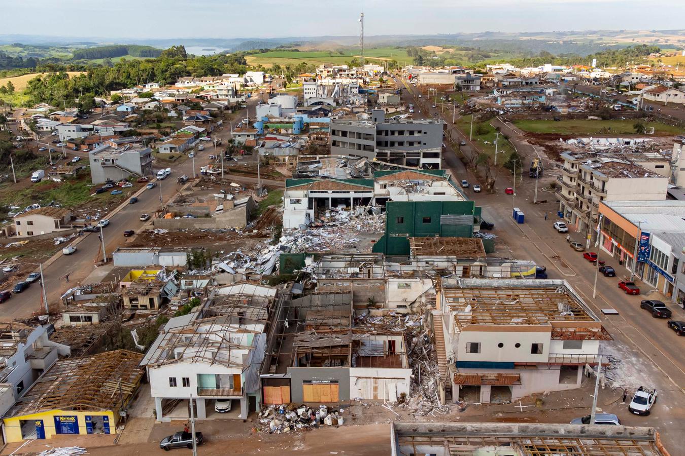 98% dos imóveis de Rio Bonito do Iguaçu afetados pelo tornado já foram vistoriados