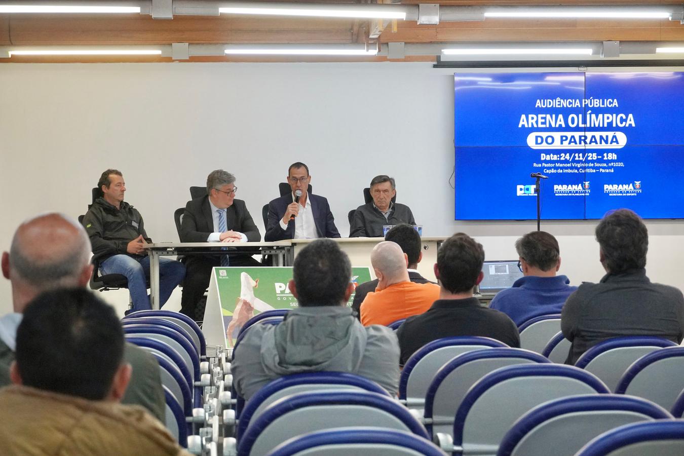 Audiência pública colhe sugestões para desenvolvimento do projeto Arena Olímpica