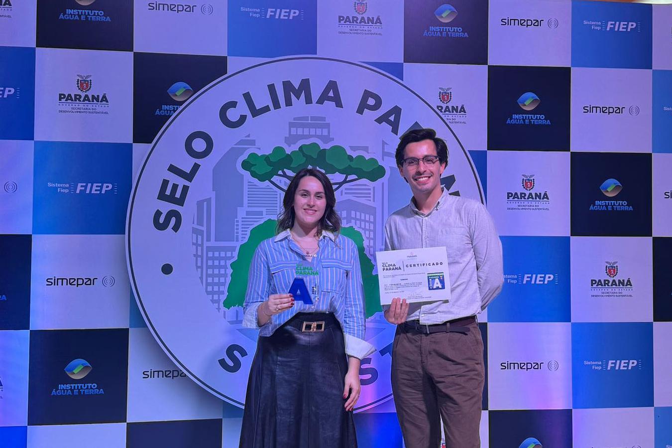 Climadek ganha o Selo Clima Paraná na categoria A pelo segundo ano consecutivo