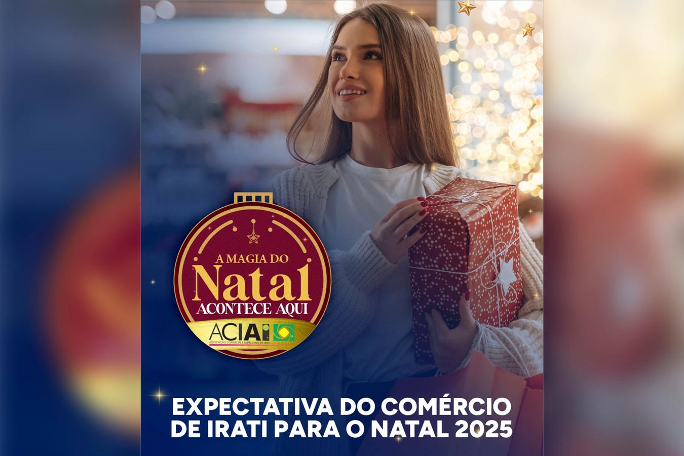 Comércio de Irati prevê aumento nas vendas de Natal, aponta pesquisa da Aciai