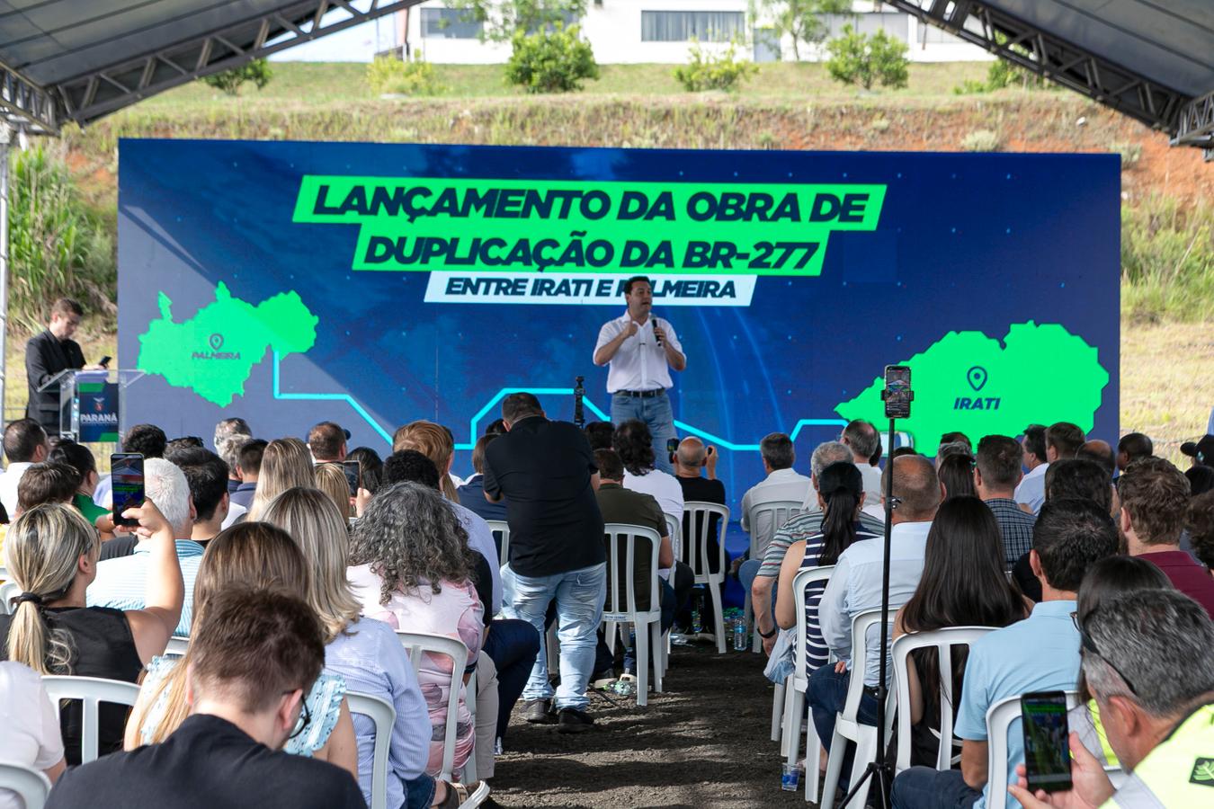 Investimento de R$ 230 milhões começa duplicação de 27,5 km da BR-277 em Palmeira e Irati