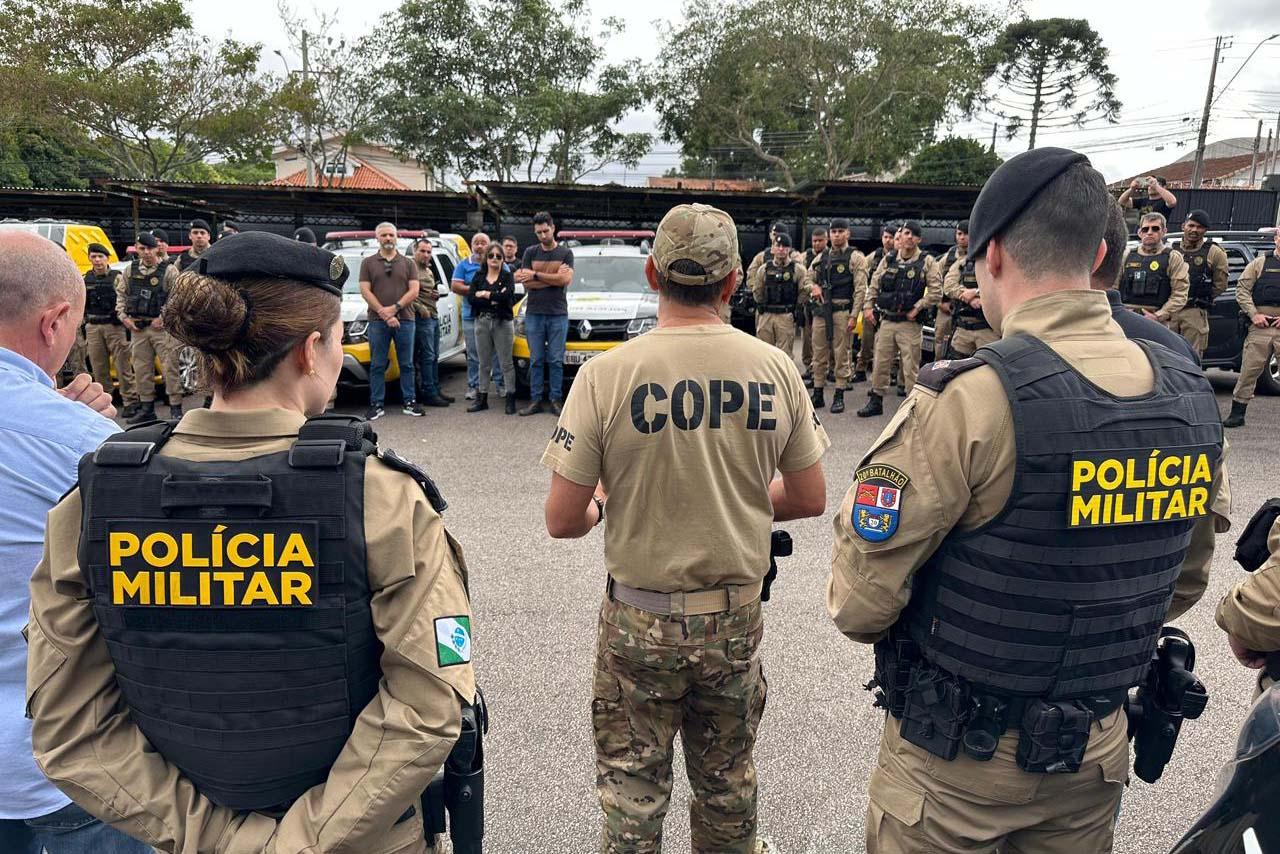 Polícias Civil e Militar do Paraná fazem operação para desarticular gruposreceptadores de fios de cobre