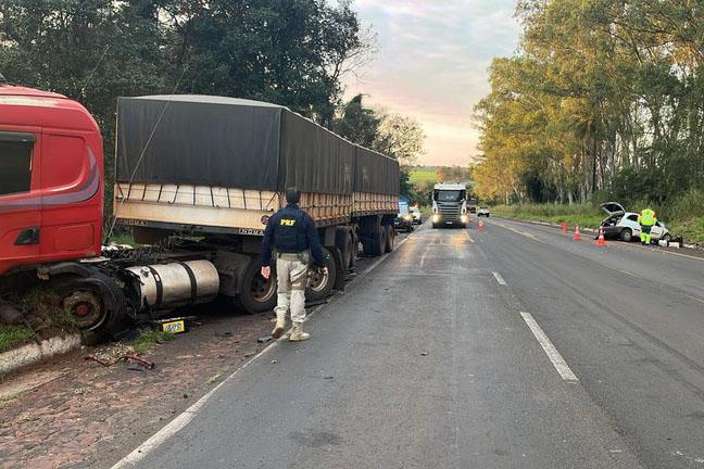 PRF registra 2,3% menos mortes nas BRs do Paraná em 2025