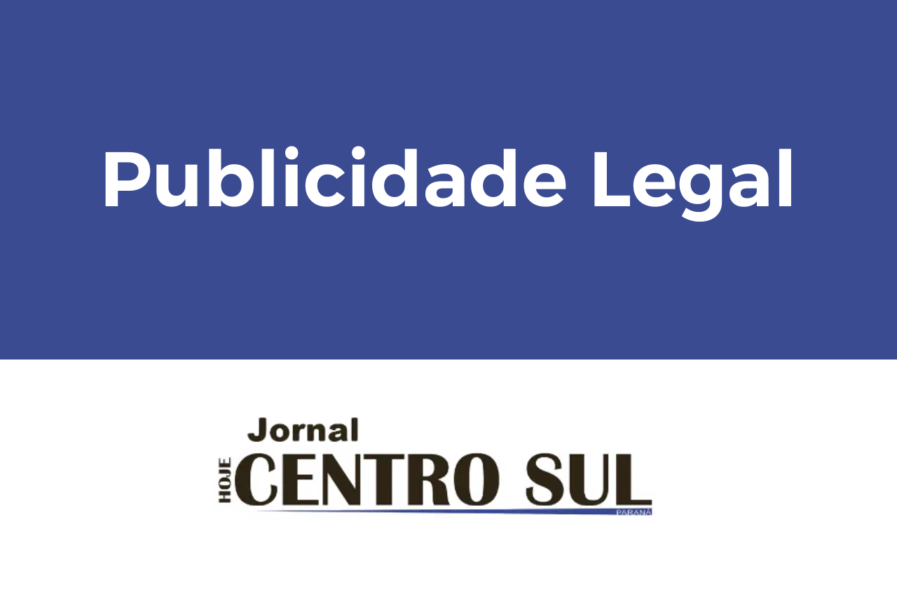 Publicidade Legal: Edital de Leilão – 13 de março de 2026