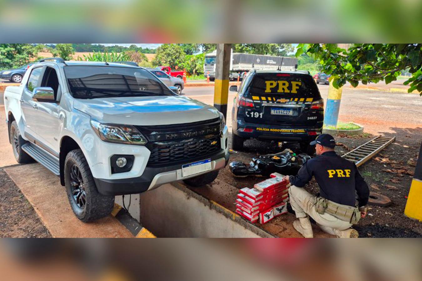 PRF apreende mais de 320 kg de cocaína em duas ocorrências na BR-277 no oeste do Paraná