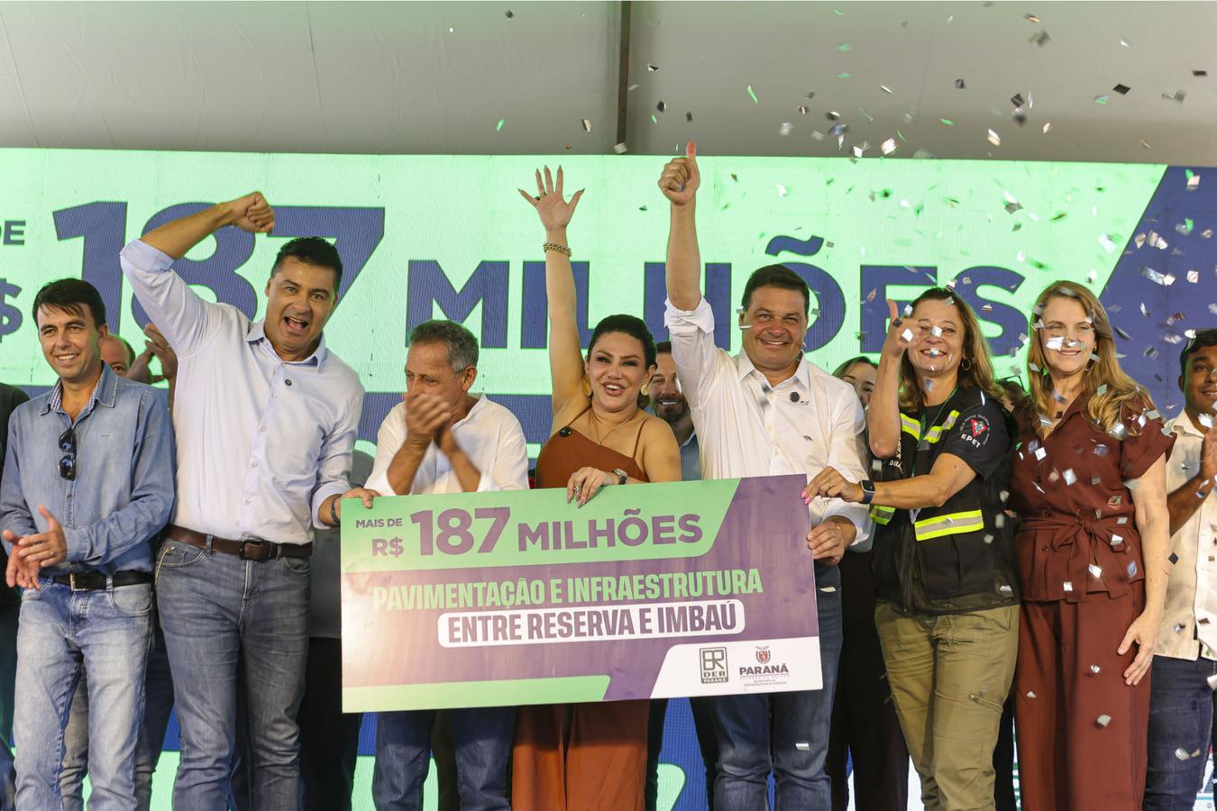 Governo do Paraná dá ordem de serviço para pavimentação da PR-160 entre Reserva e Imbaú