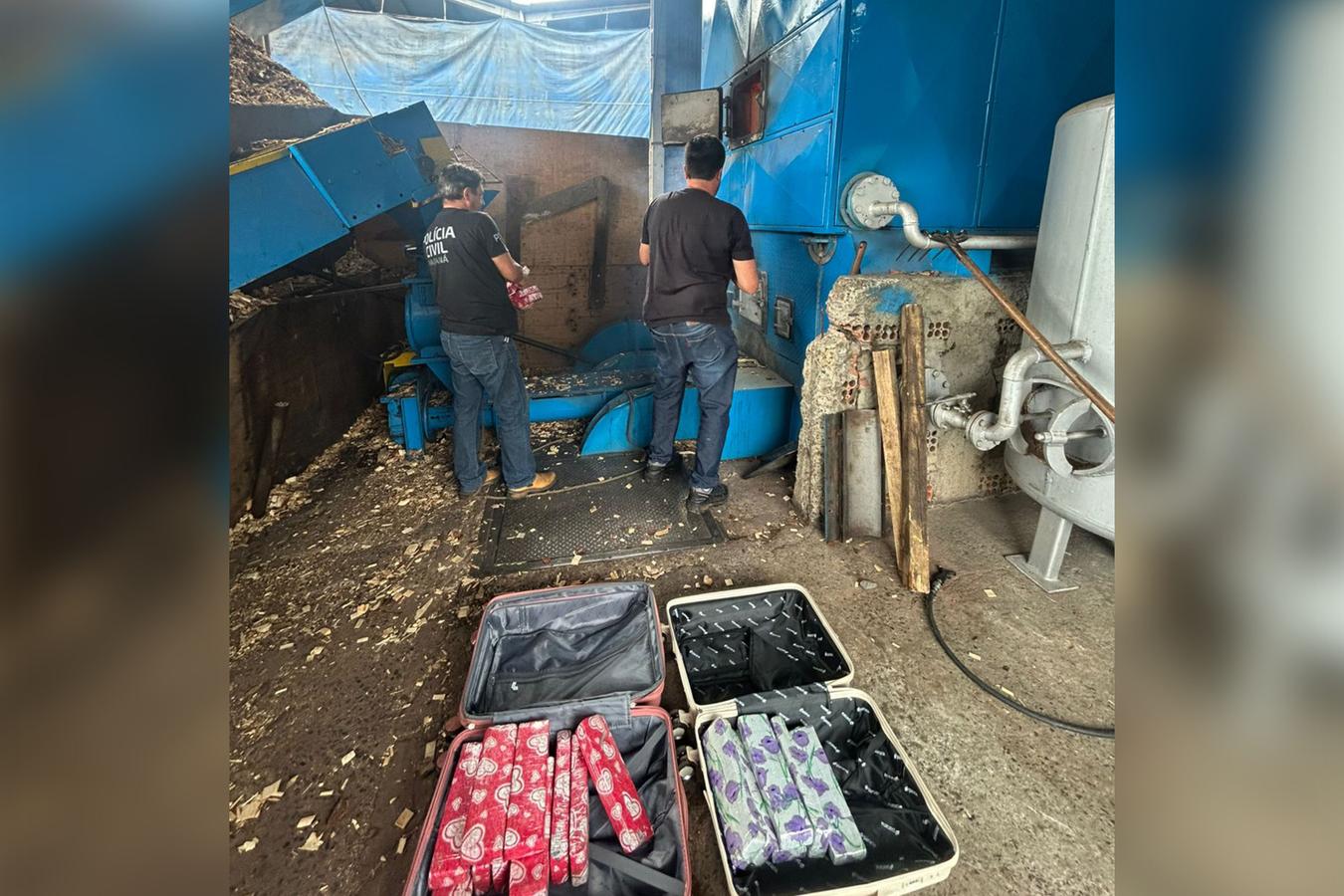 Polícia Civil do Paraná incinera aproximadamente 30 kg de substância entorpecente em Teixeira Soares