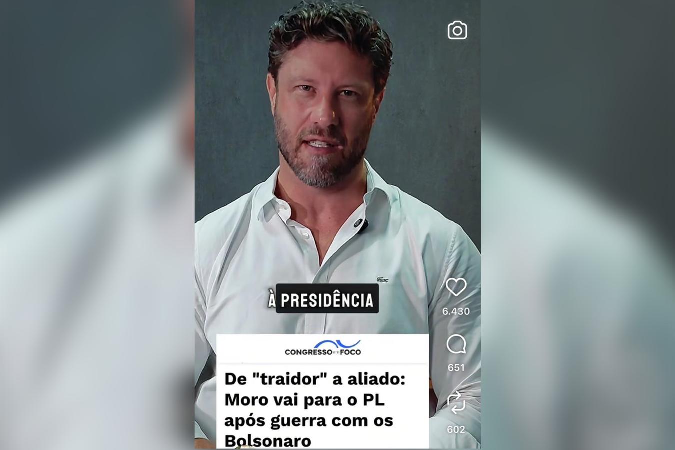 Requião Filho recupera e expõe acusações de Moro à família Bolsonaro