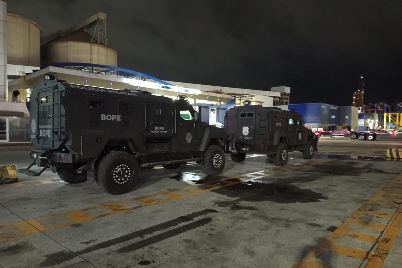 Novos blindados das forças de segurança começam a chegar ao Paraná