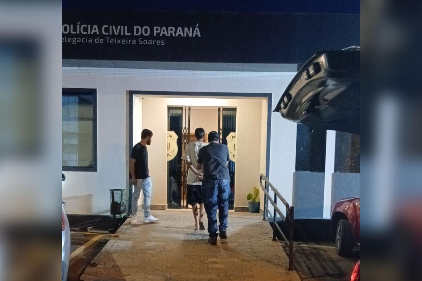 Polícia prende sujeito por direção perigosa em Teixeira Soares
