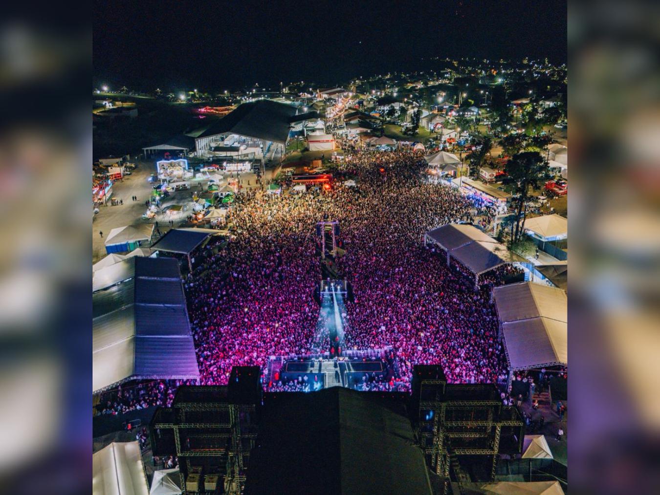 Show de Ana Castela reúne cerca de 50 mil pessoas na Expo Irati 2026