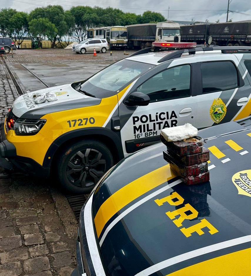 Durante o final de semana, PRF apreende drogas, cigarros contrabandeados e cigarros eletrônicos no Paraná