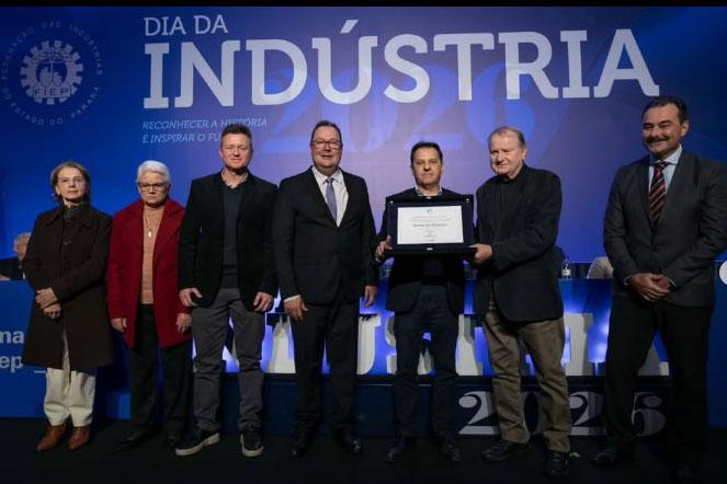 Em Irati, Fiep homenageia empresários Marcelo Vosnika, Enezito Ruppel e Bernardo Rebesco no Dia da Indústria