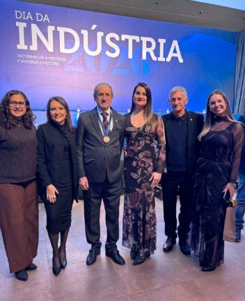 Em Irati, Fiep homenageia empresários Marcelo Vosnika, Enezito Ruppel e Bernardo Rebesco no Dia da Indústria