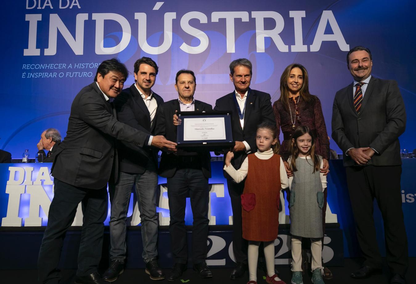 Em Irati, Fiep homenageia empresários Marcelo Vosnika, Enezito Ruppel e Bernardo Rebesco no Dia da Indústria