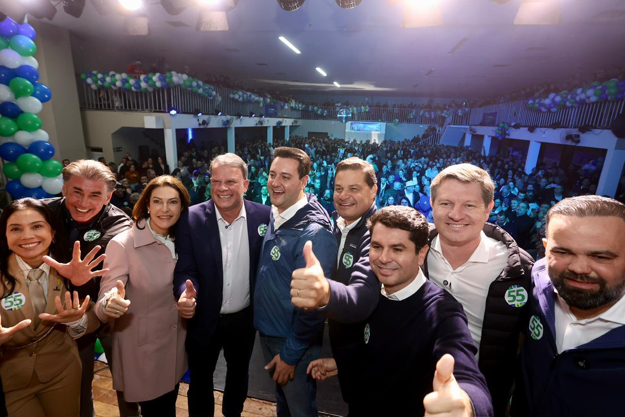Encontro do PSD Paraná em Campo Largo reúne mil pessoas e fortalece o nome de Sandro Alex como pré-candidato ao Governo do Estado