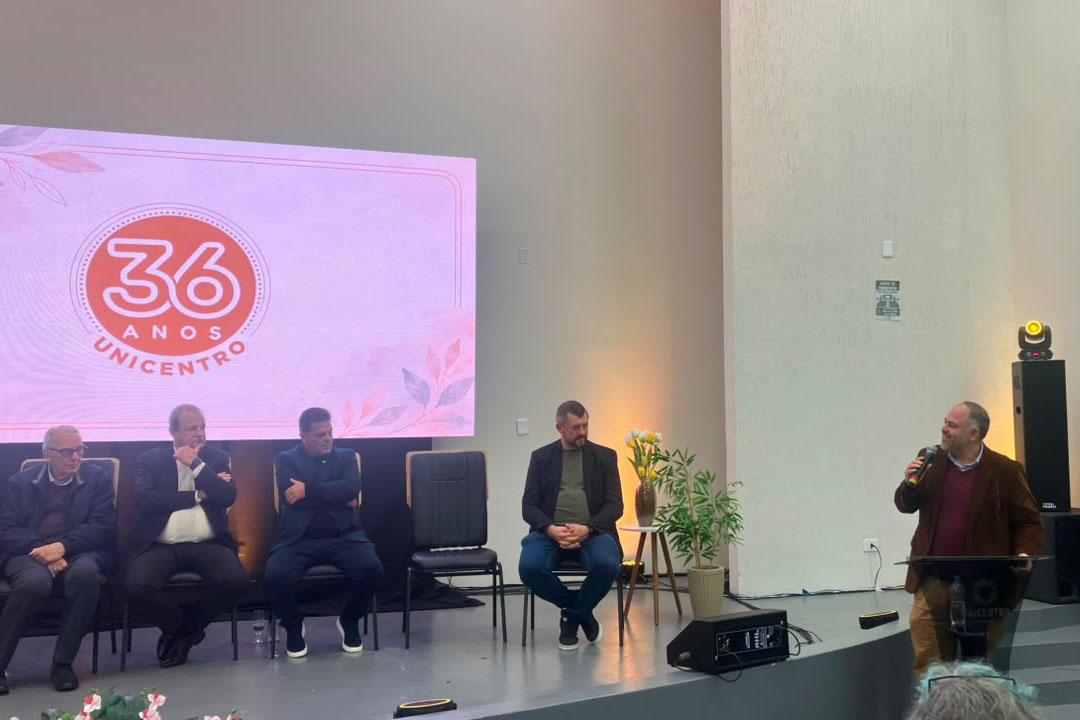 Artagão Júnior participa das comemorações dos 36 anos da Unicentro em Guarapuava