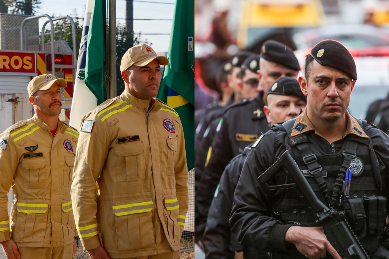 Ratinho Junior sanciona lei que amplia efetivos da Polícia Militar e do Corpo deBombeiros