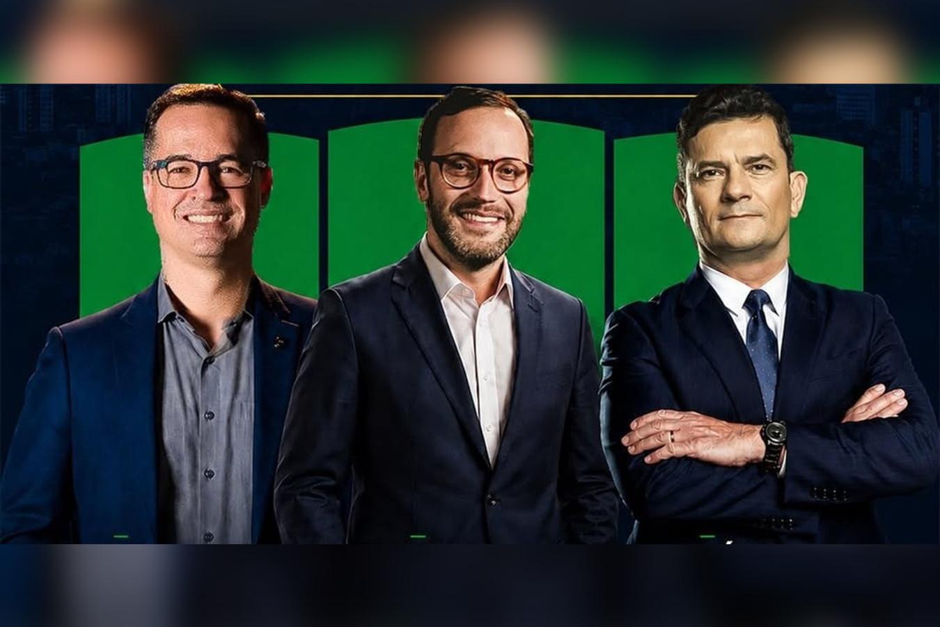 Sergio Moro, Filipe Barros e Deltan Dallagnol reúnem apoiadores em Londrina nesta sexta
