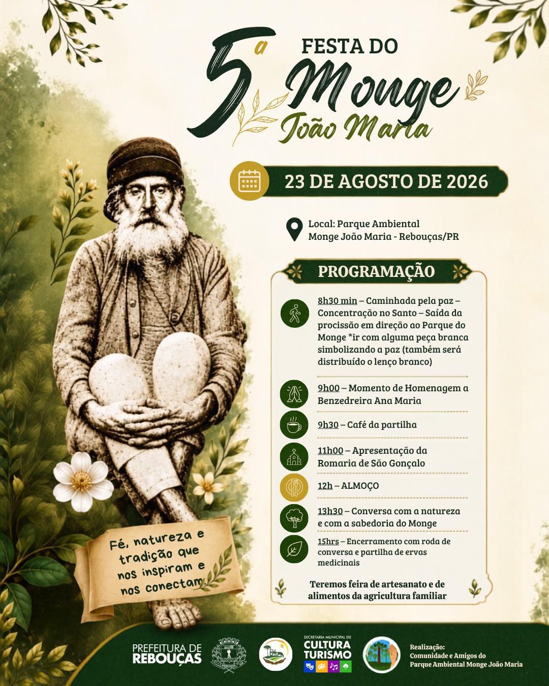 Da sabedoria do quintal à ciência: Rebouças une tradição, fitoterapia segura e memória cultural