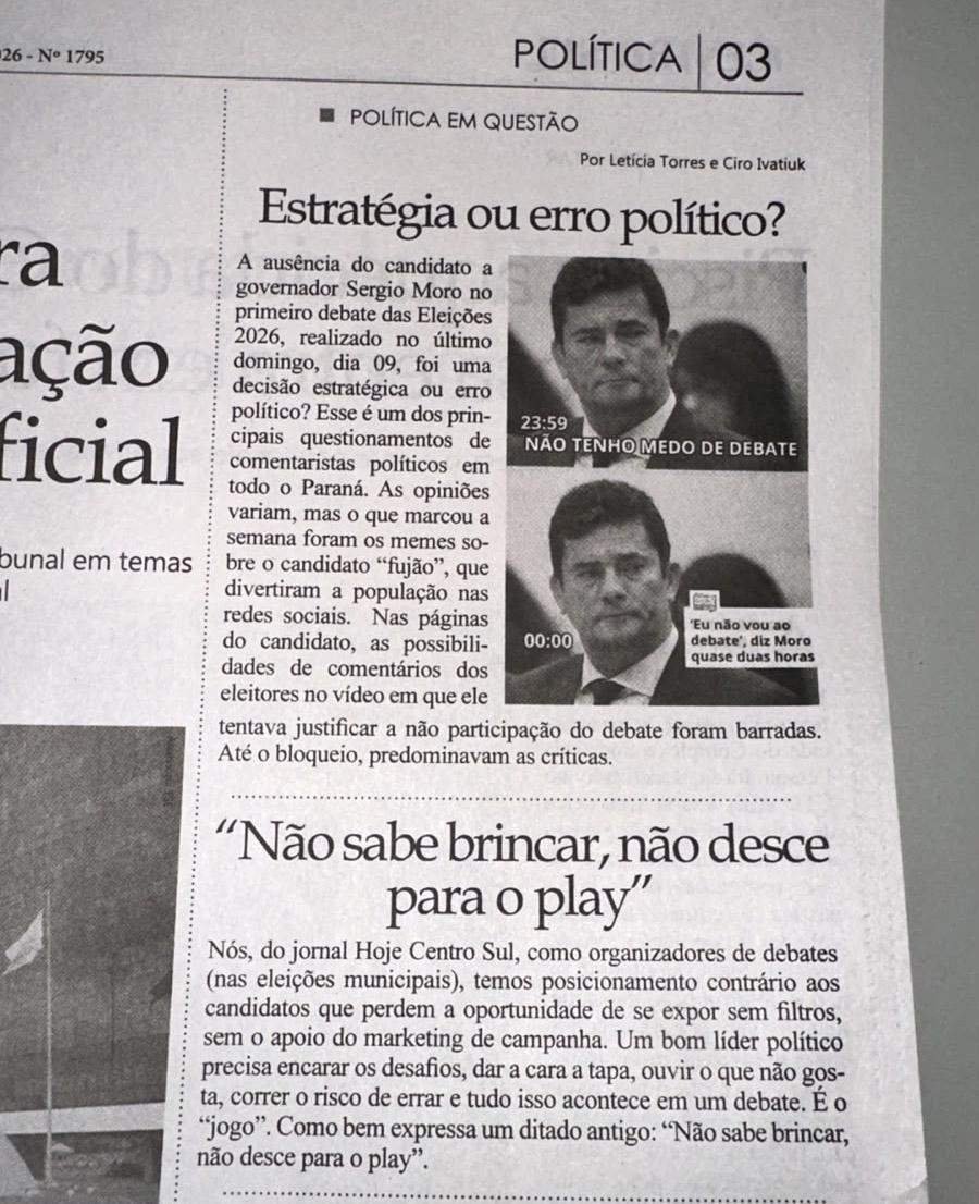 Estratégia ou erro político?