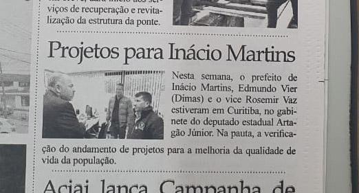 Projetos para Inácio Martins