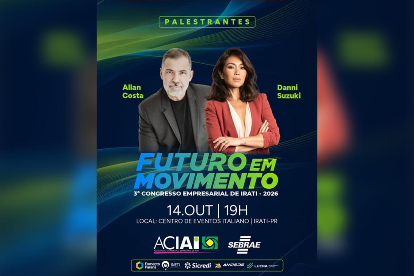 Aciai confirma 3º Congresso Empresarial de Irati com painel sobre inovação e inteligência emocional