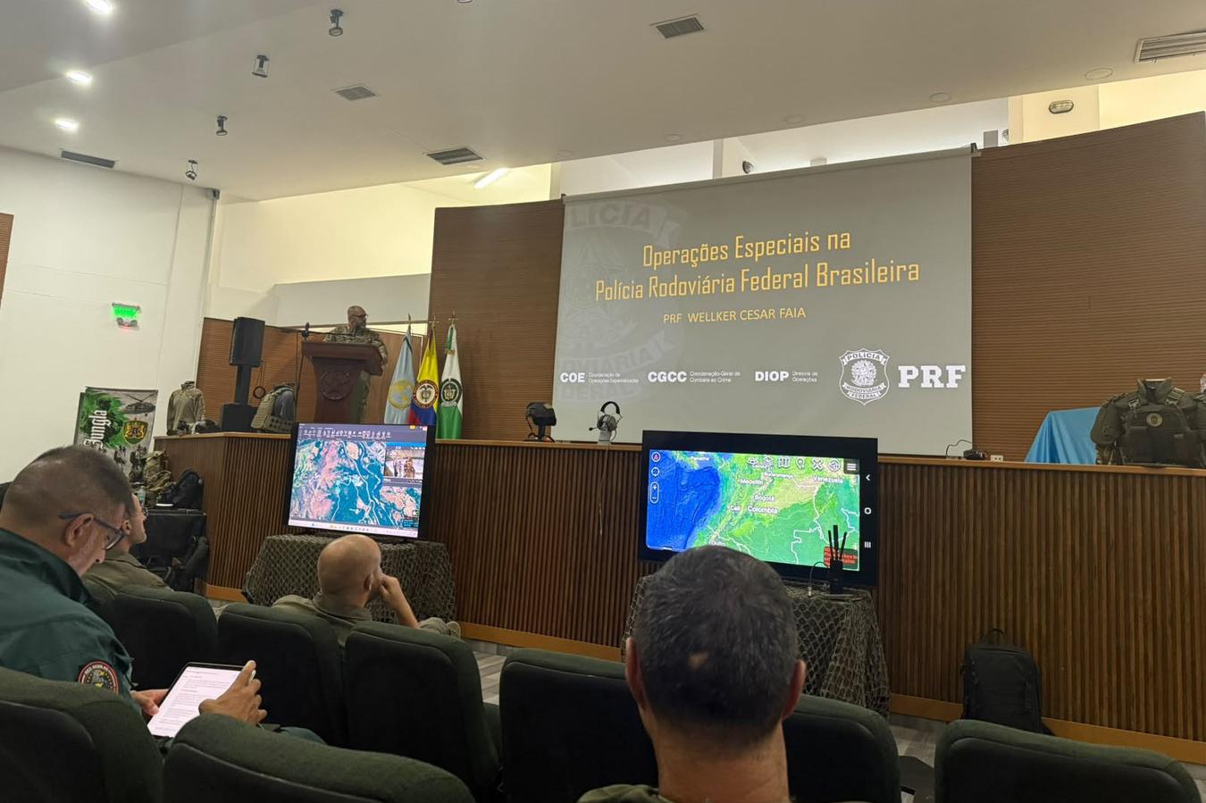PRF participa de treinamento internacional de operações especiais na Colômbia