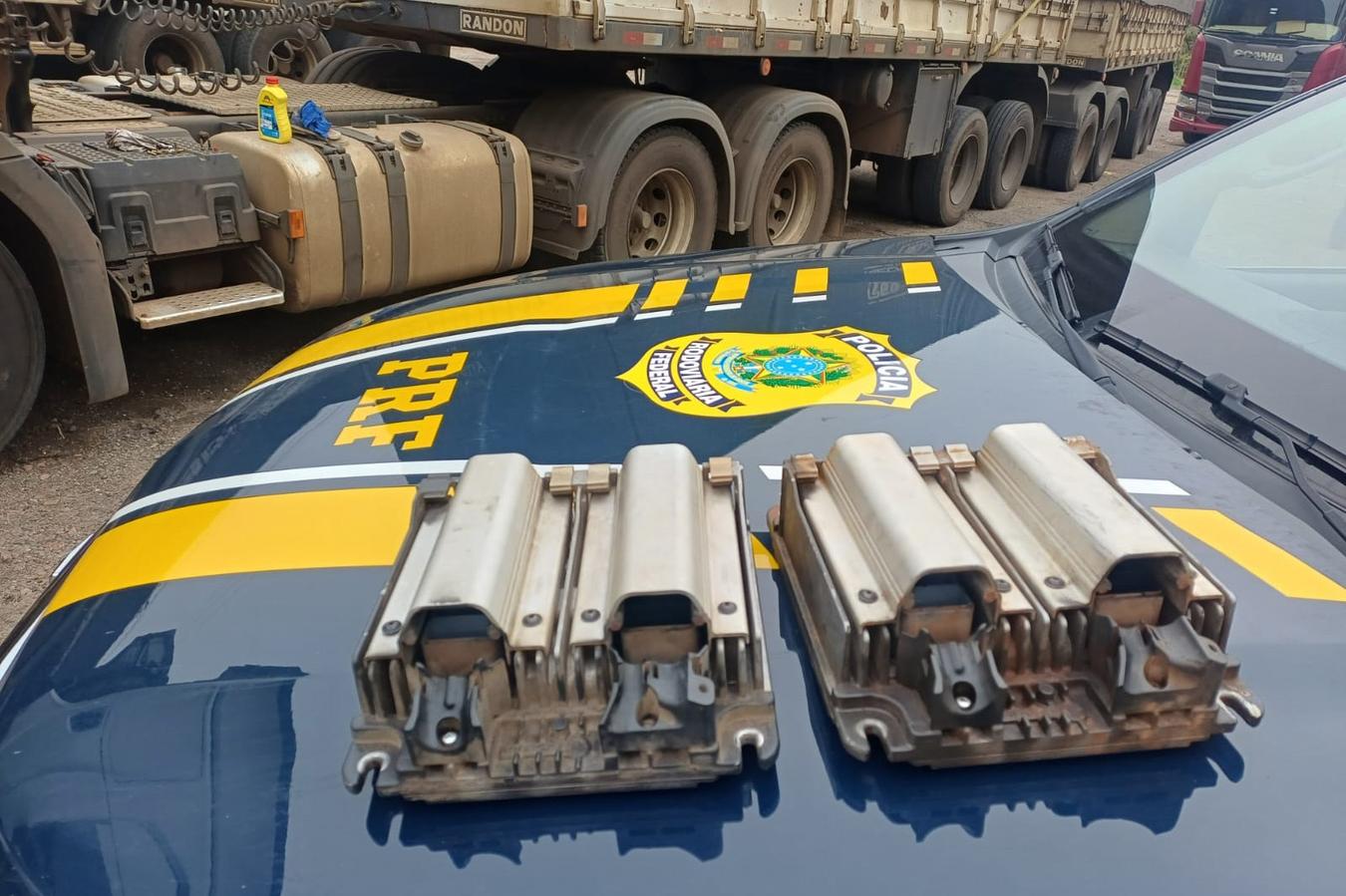 PRF recupera módulos eletrônicos furtados e prende homem por receptação em São José dos Pinhais (PR)